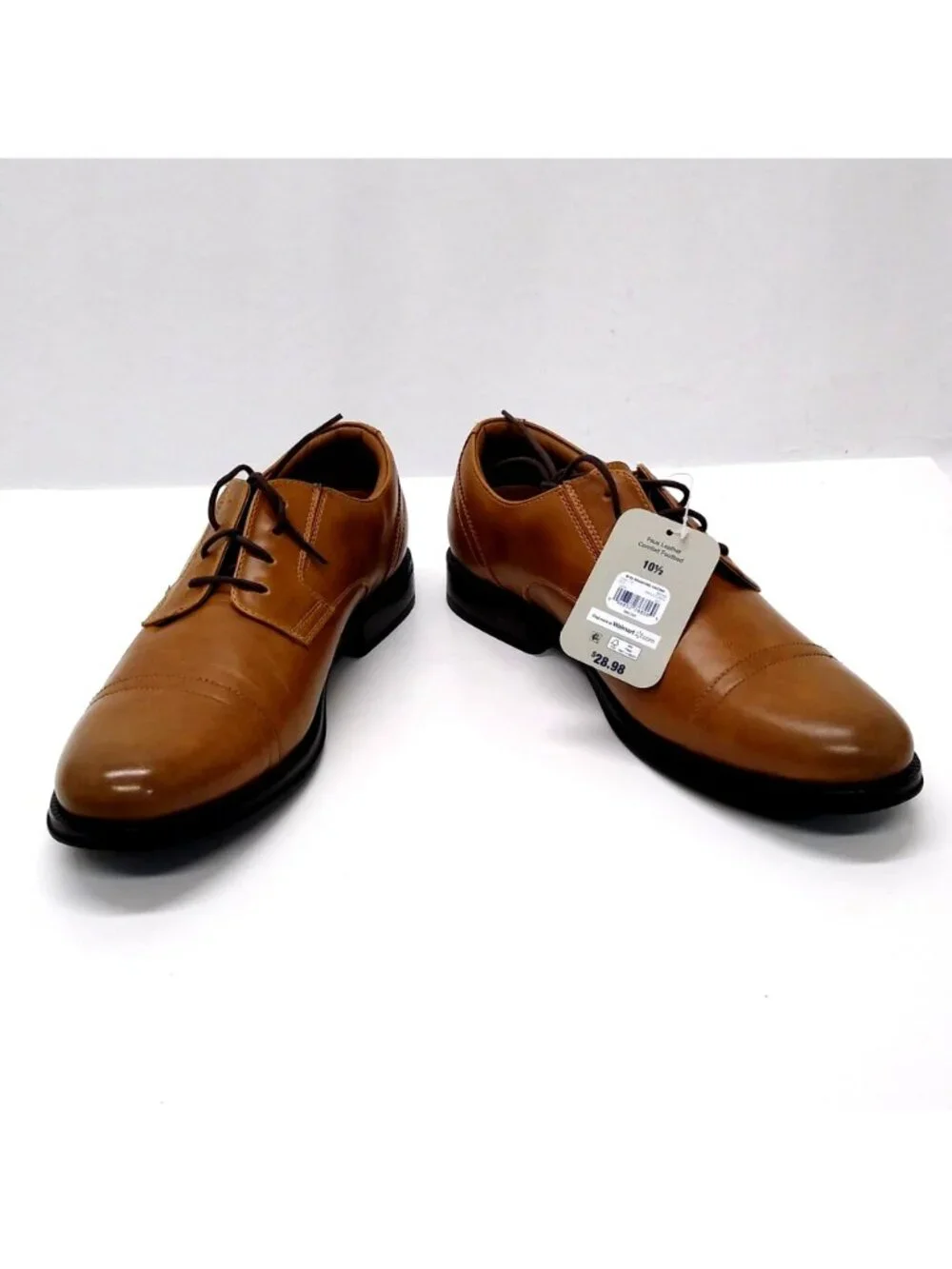George Branford Oxfords Casual Dress Shoe Cap Toe Men Size 10.5 Fit True to Size